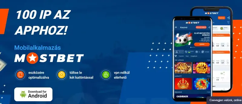 Mostbet mobilalkalmazás – Android telepítés és 100 ingyenes pörgetés